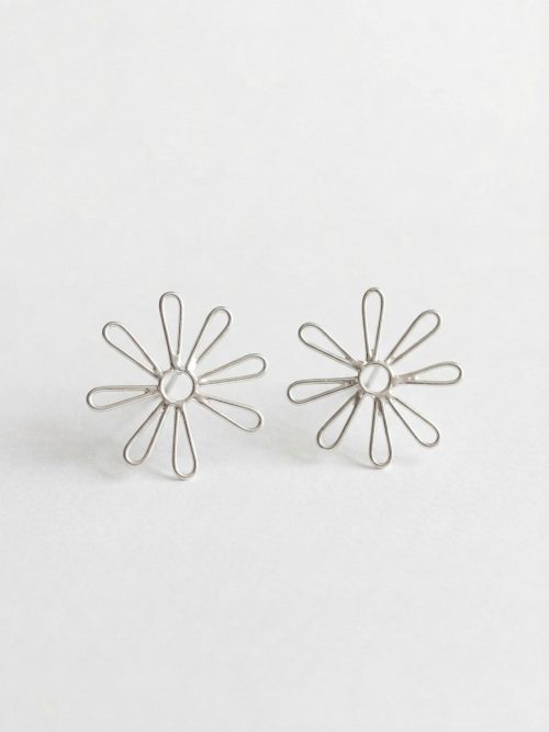 Wild Hollyhock Earrings