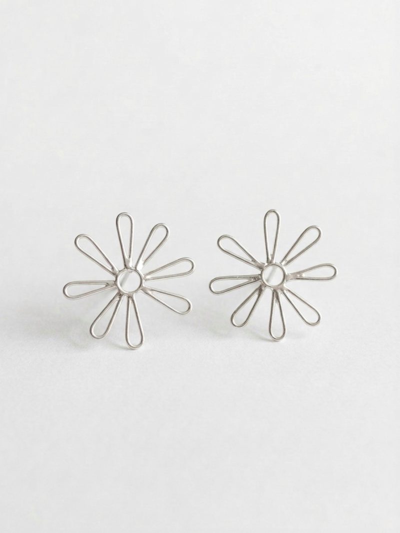 Wild Hollyhock Earrings